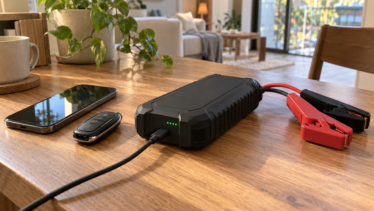 USB-C로 충전되는 제품이면 집에서 휴대폰 충전기로 바로 채워둘 수 있어요